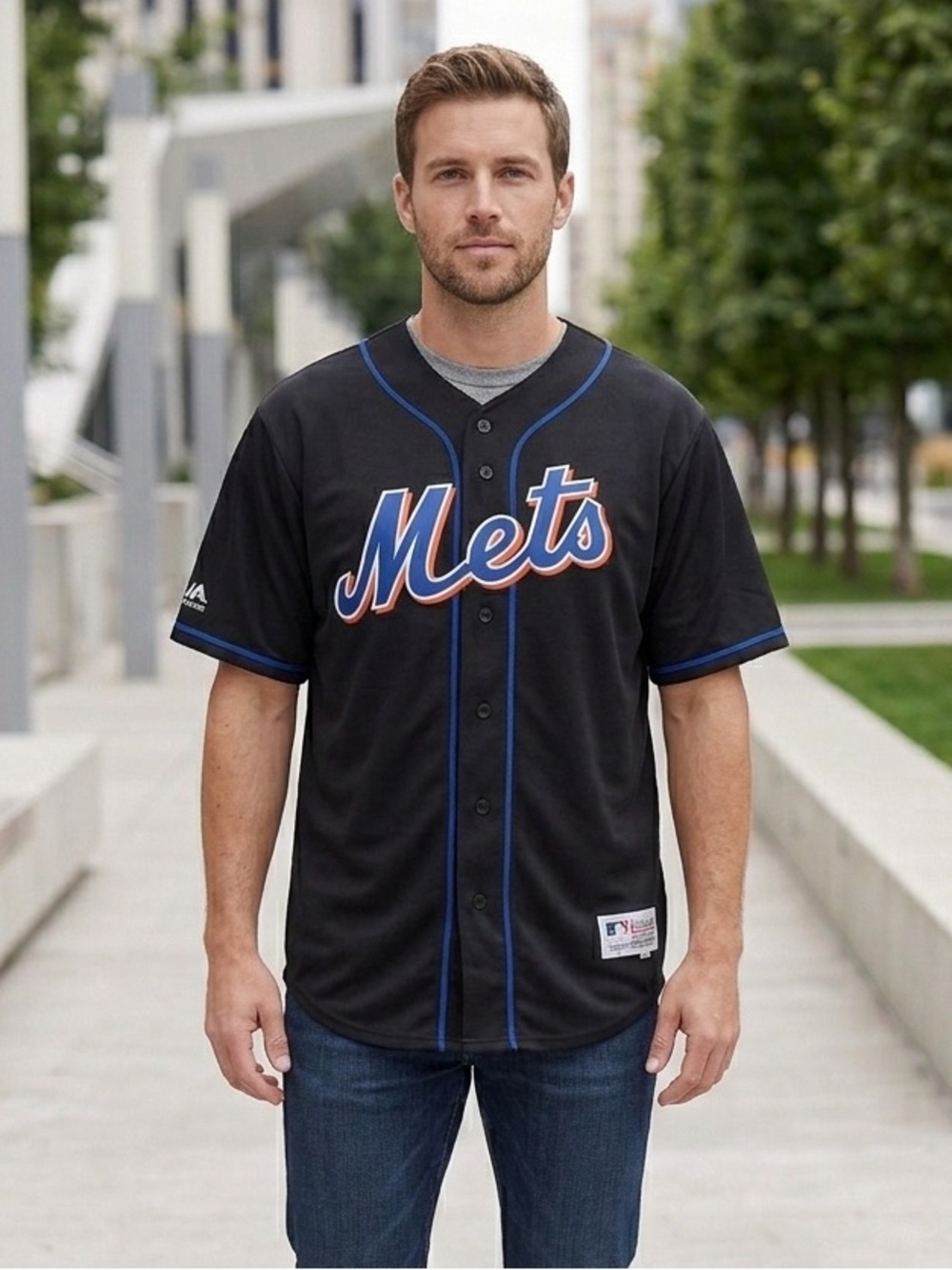 Majestic - MLB NY Mets  Mike Piazza 31 jersey sz xxl